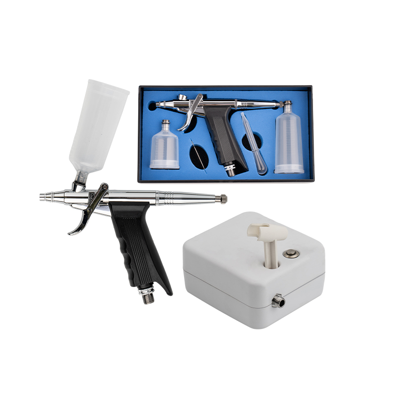 TM1003 TM116A-1 Kit cu perie cu aer mic de mână pentru bronzare